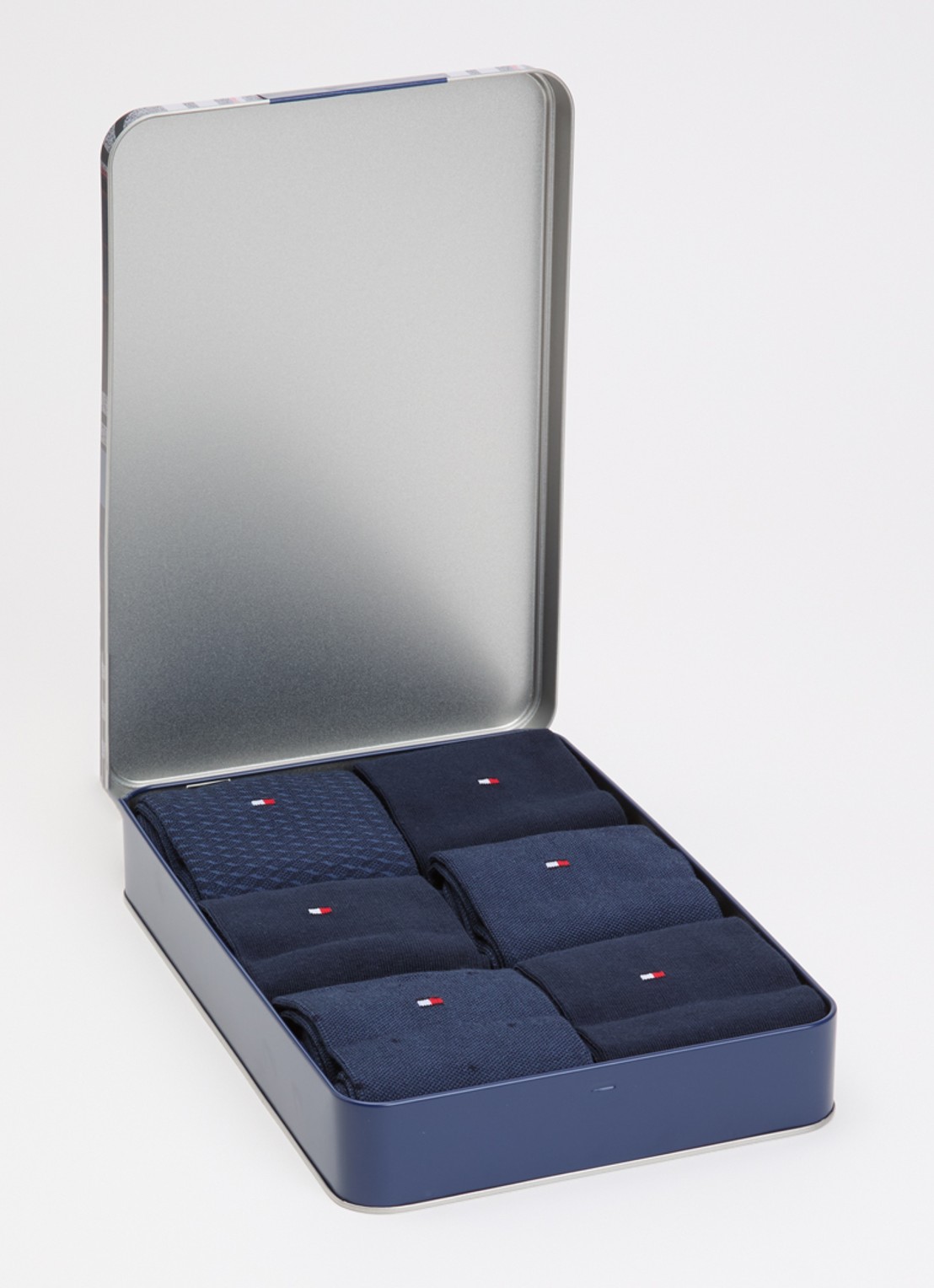 Tommy Hilfiger Sokken met logo in 6-pack giftbox - detail 4 donkerblauw