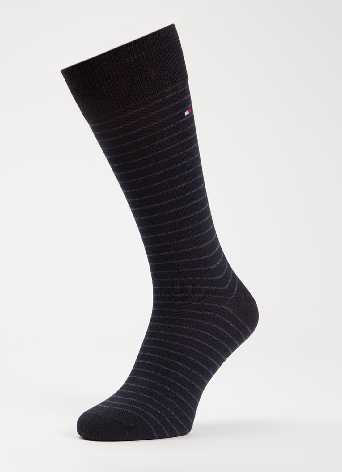 Tommy Hilfiger Sokken met print in 2-pack - detail 3 donkerblauw