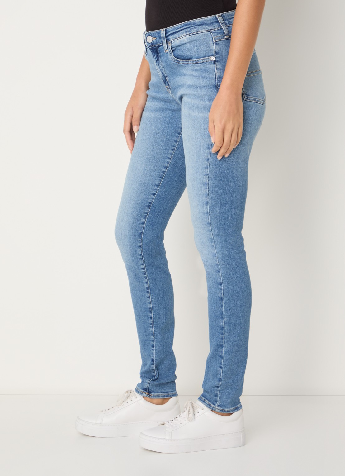 Tommy Hilfiger Sophie low waist skinny jeans met steekzakken - detail 5 indigo