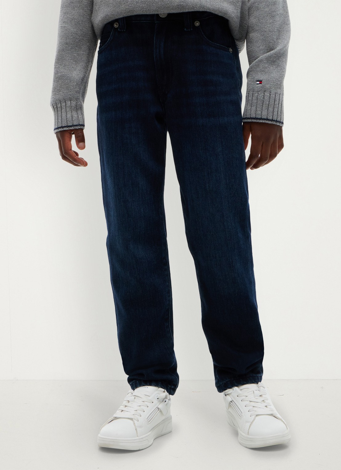 Tommy Hilfiger Straight leg jeans in lyocellblend - detail indigo
