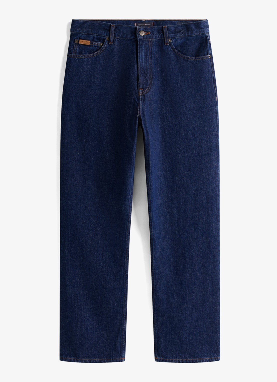 Tommy Hilfiger Straight leg jeans met steekzakken - voorkant 2 indigo