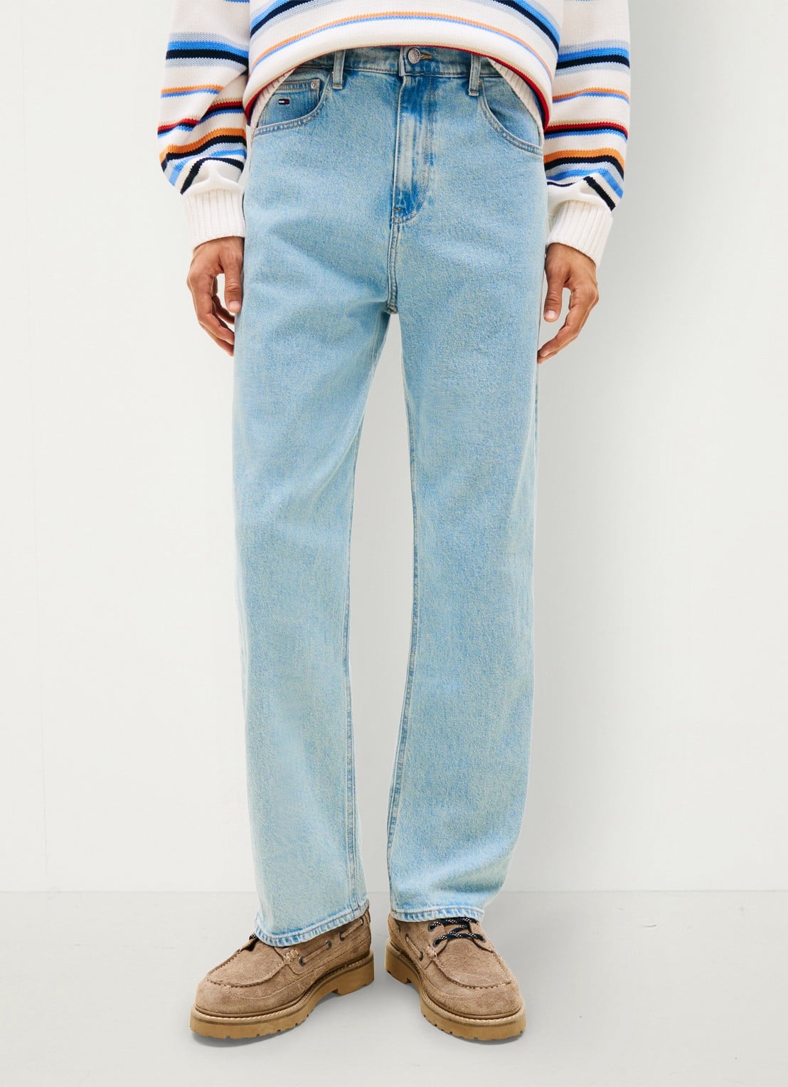 Tommy Hilfiger Straight leg jeans met steekzakken - detail 4 denim