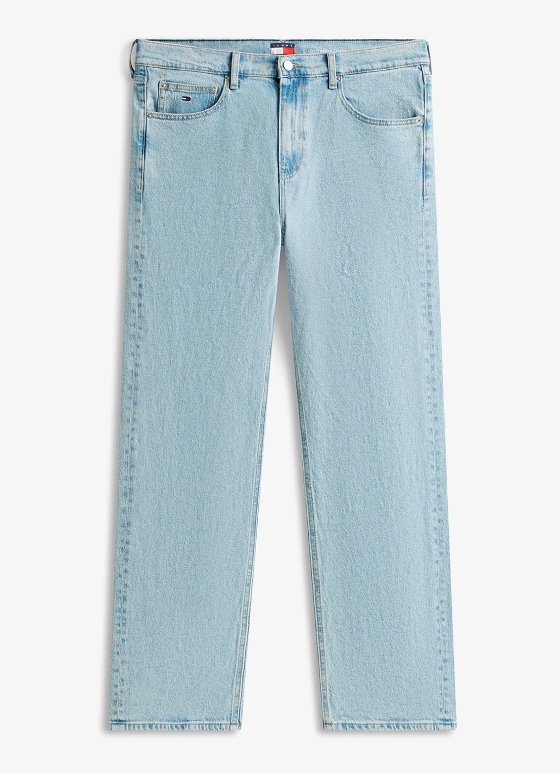 Tommy Hilfiger Straight leg jeans met steekzakken - voorkant 2 denim