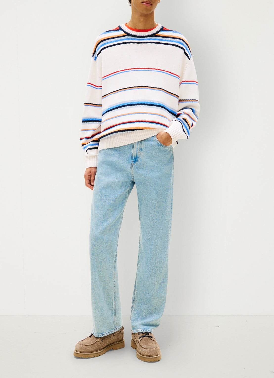 Tommy Hilfiger Straight leg jeans met steekzakken - voorkant 3 denim
