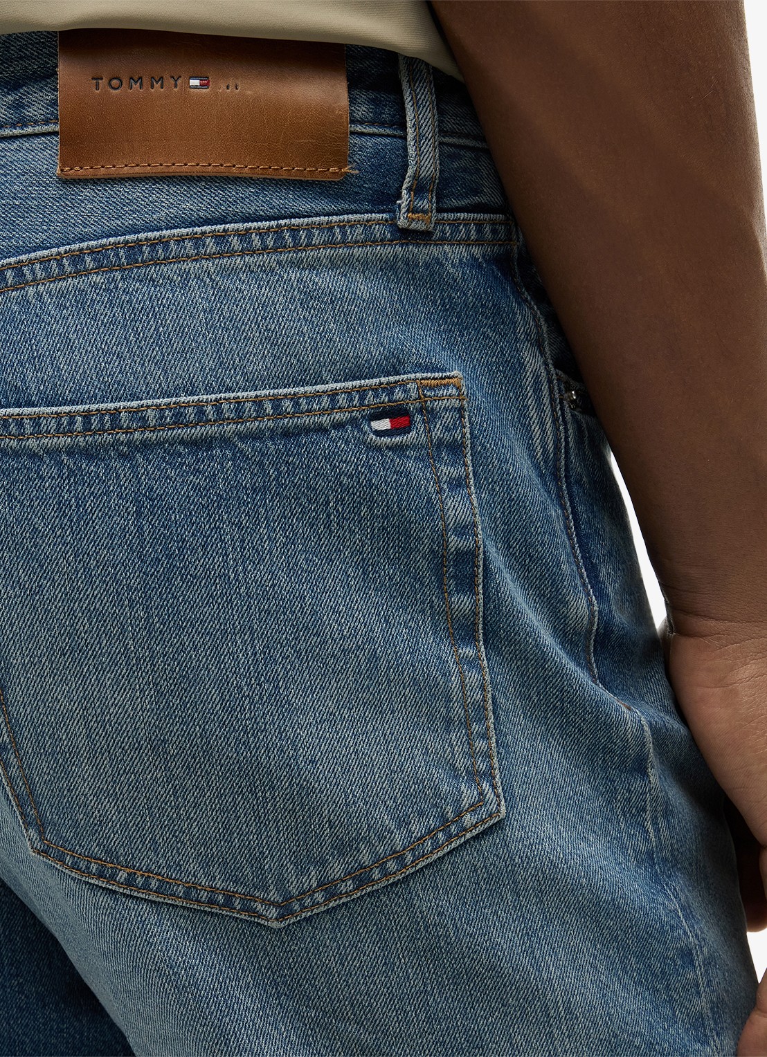 Tommy Hilfiger Straight leg jeans met steekzakken - detail 3 jeans