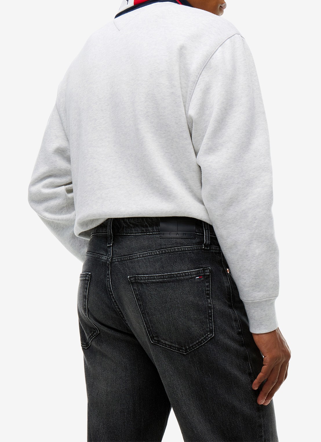 Tommy Hilfiger Straight leg jeans met steekzakken - detail 6 grijs