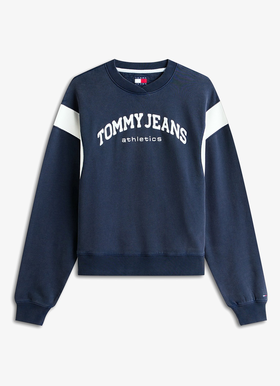 Tommy Hilfiger Sweater met logo - voorkant 2 donkerblauw