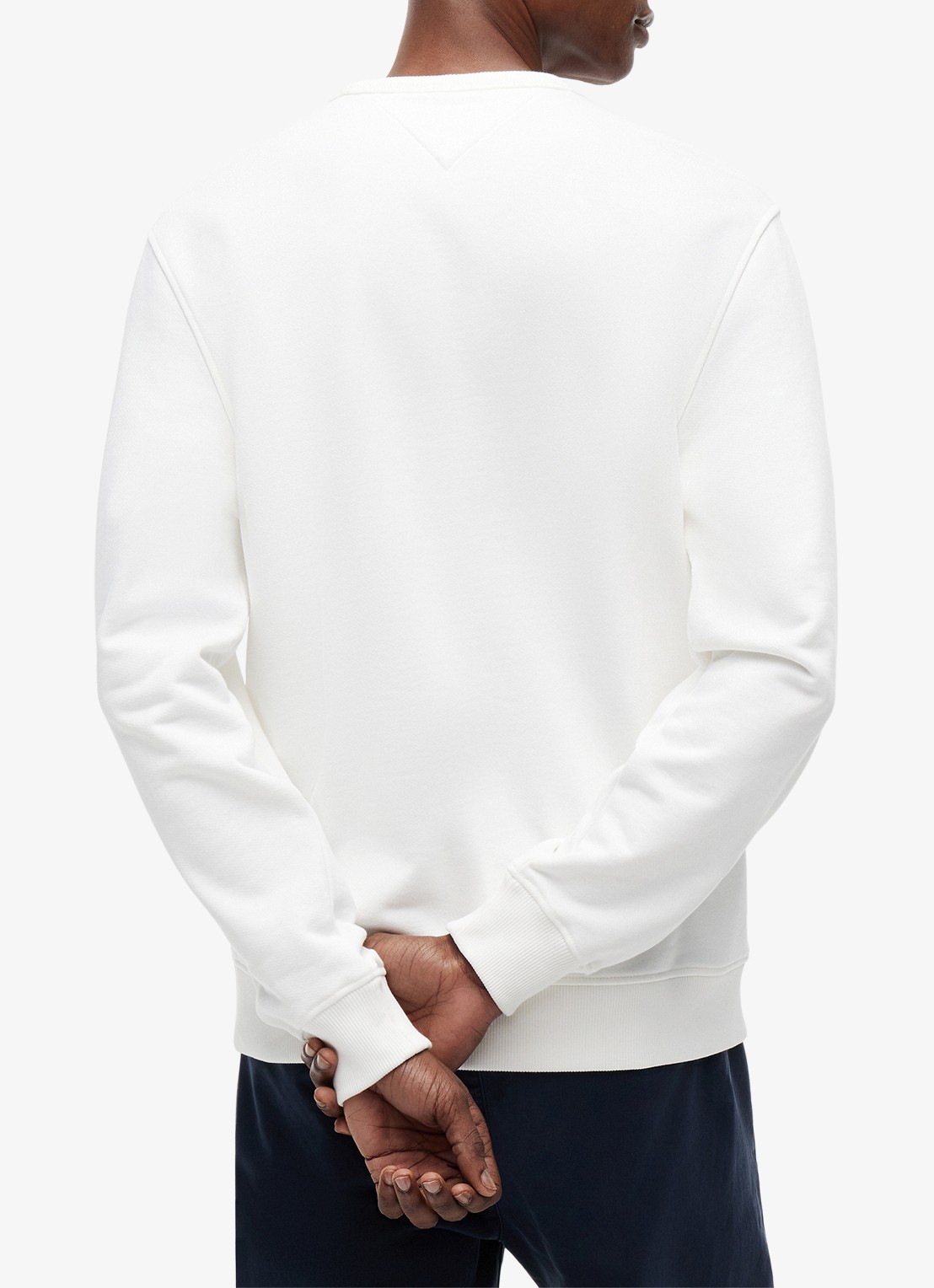 Tommy Hilfiger Sweater met logo - achterkant 3 wit