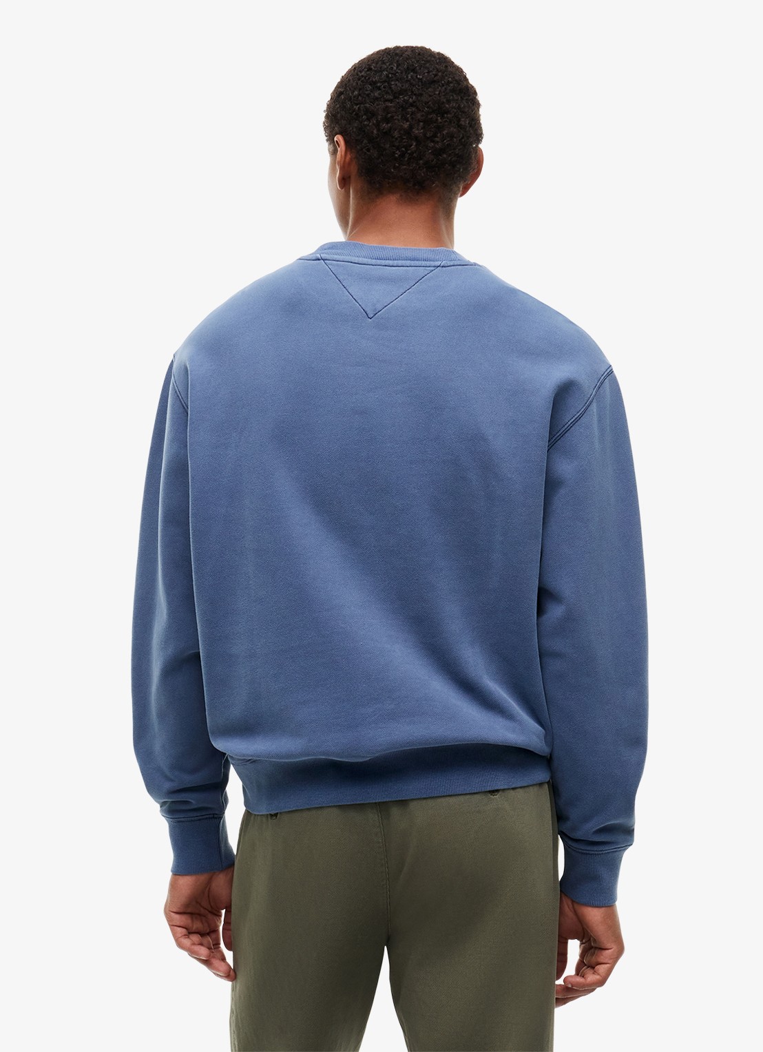 Tommy Hilfiger Sweater met logo - achterkant 3 blauw