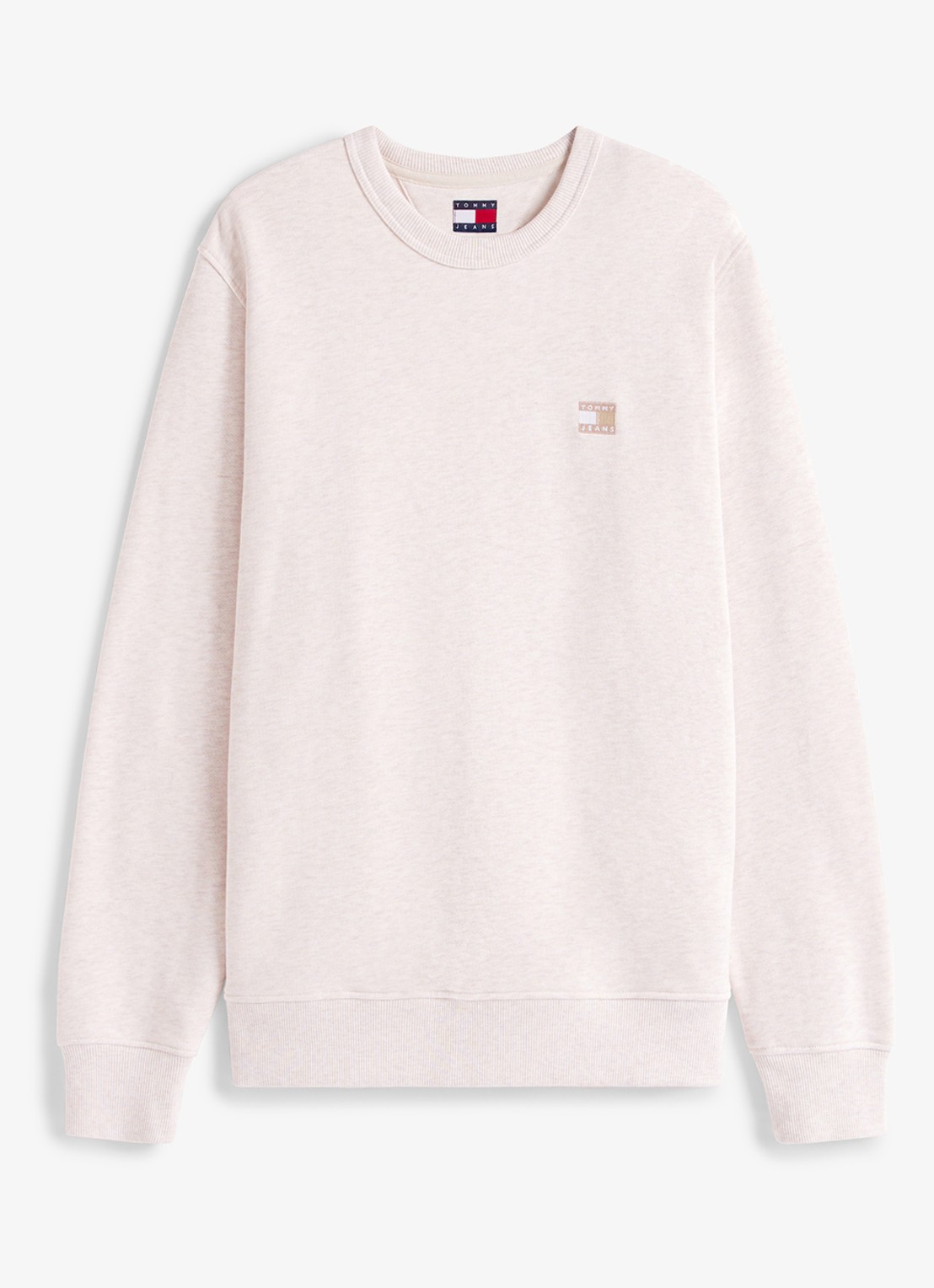 Tommy Hilfiger Sweater met logo - voorkant 2 beige