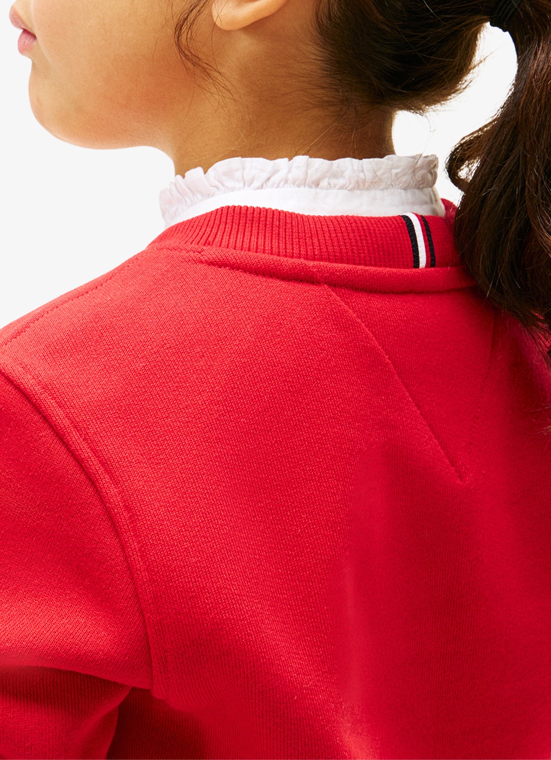 Tommy Hilfiger Sweater met logo - achterkant 3 rood