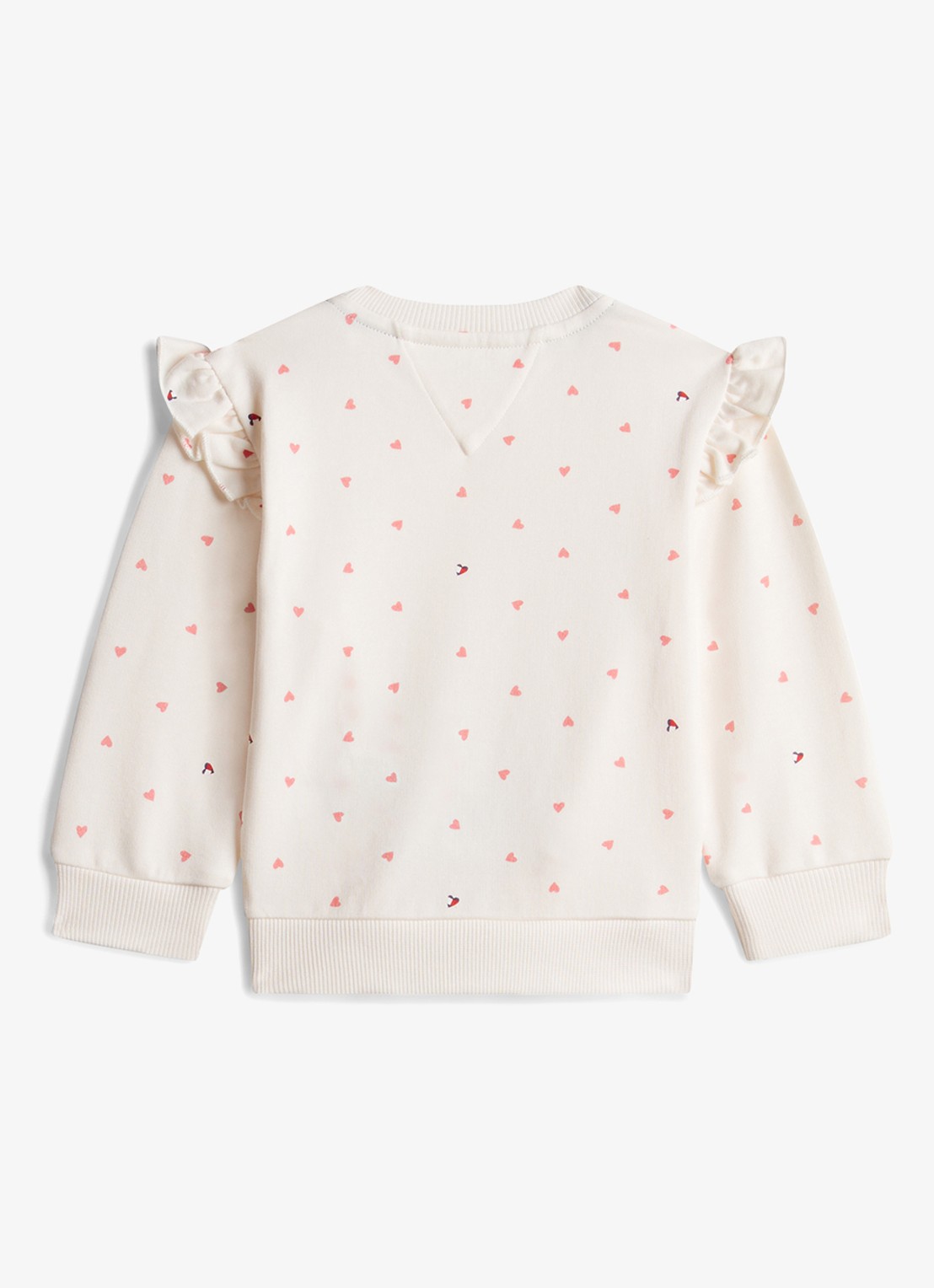 Tommy Hilfiger Sweater met print - achterkant gebroken wit