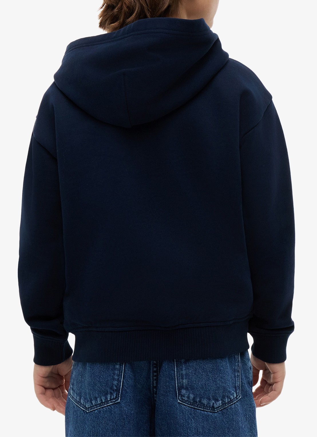 Tommy Hilfiger Sweatvest met logo - achterkant dark night navy-c1g