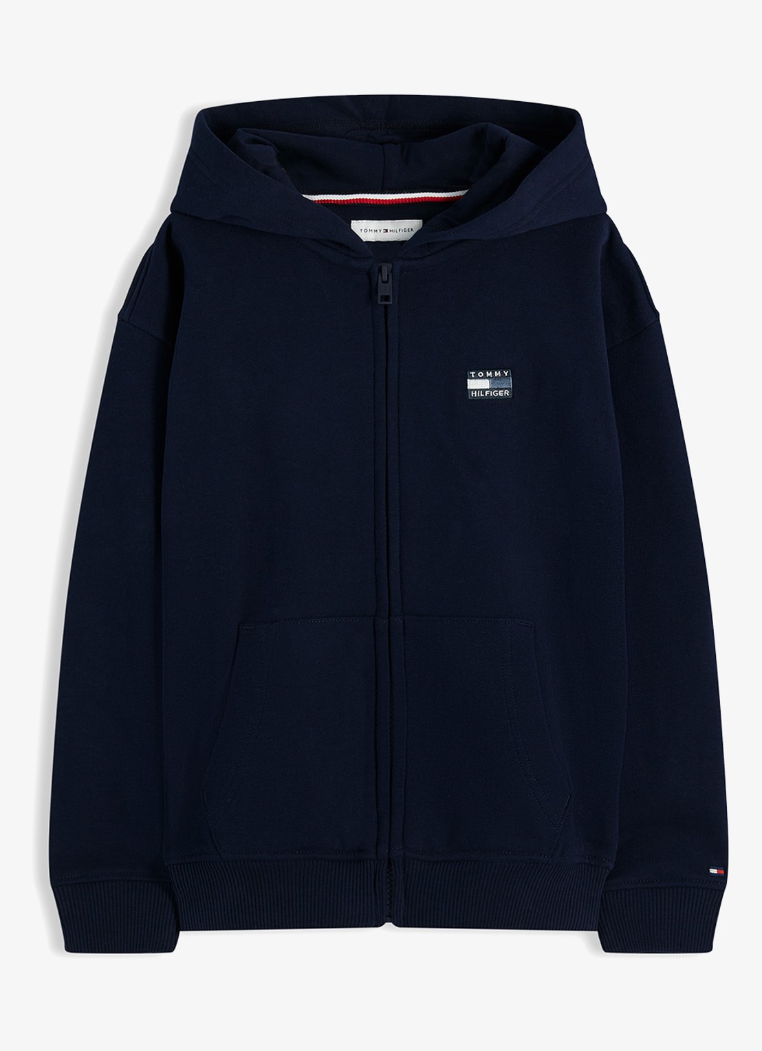 Tommy Hilfiger Sweatvest met logo - voorkant 4 dark night navy-c1g