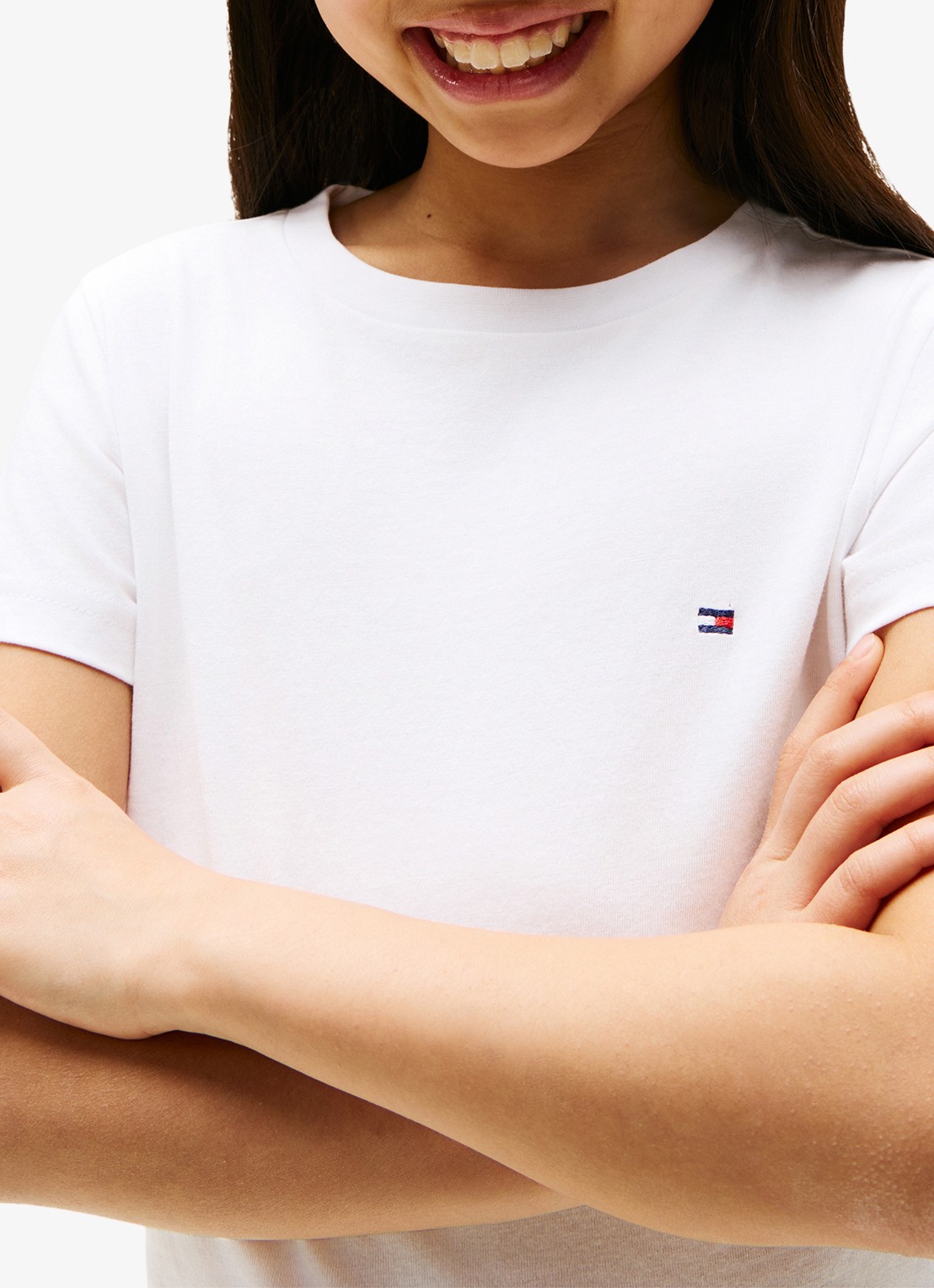 Tommy Hilfiger T-shirt met logo in 2-pack - detail 2 wit
