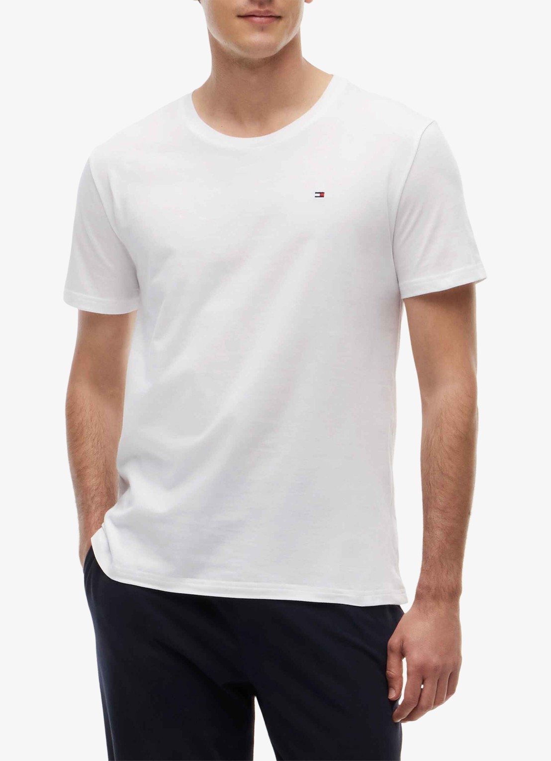 Tommy Hilfiger T-shirt met logo in 3-pack - detail 2 ivoor