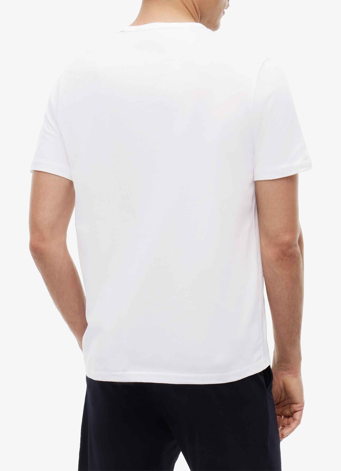 Tommy Hilfiger T-shirt met logo in 3-pack - achterkant 8 grijs