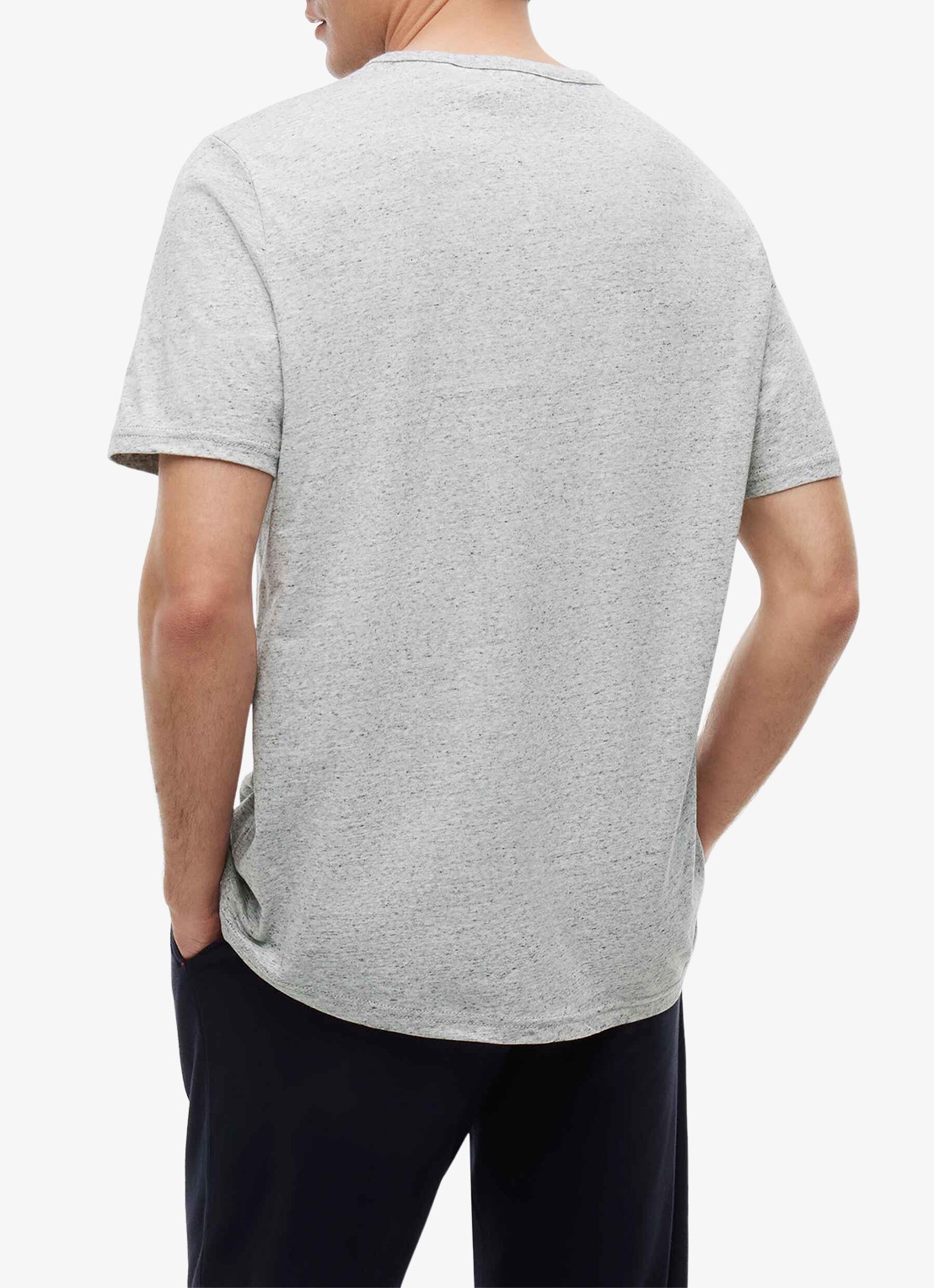 Tommy Hilfiger T-shirt met logo in 3-pack - detail 7 grijs