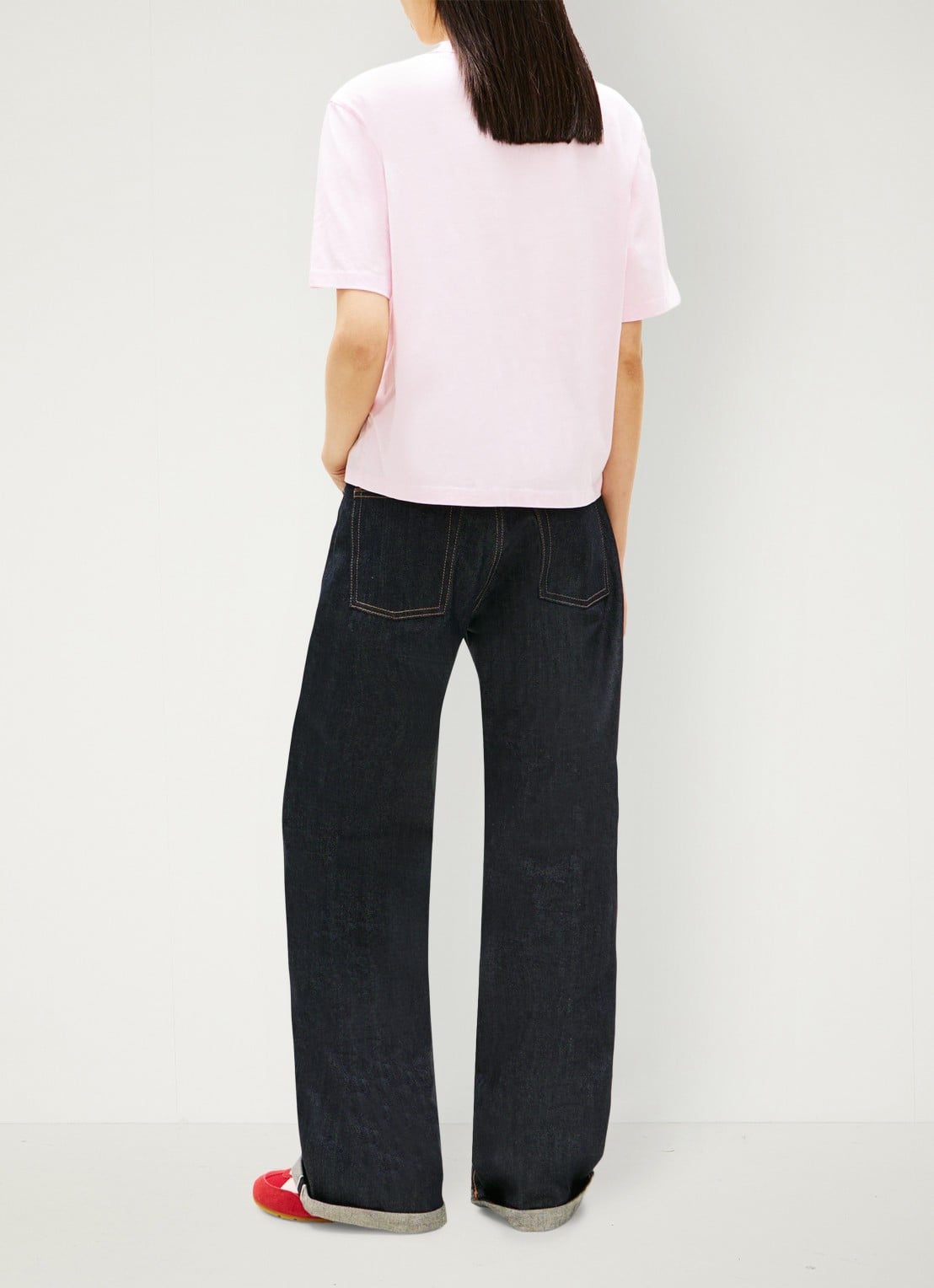 Tommy Hilfiger T-shirt met logo - achterkant 3 lichtroze