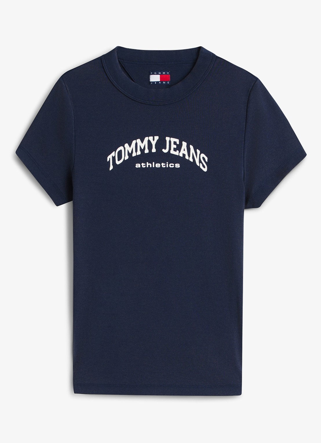 Tommy Hilfiger T-shirt met logo - voorkant 2 donkerblauw