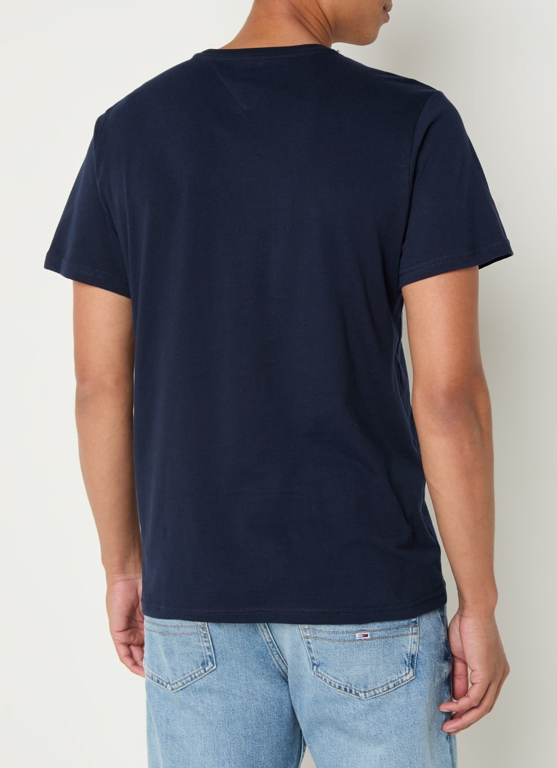 Tommy Hilfiger T-shirt met logo - achterkant donkerblauw