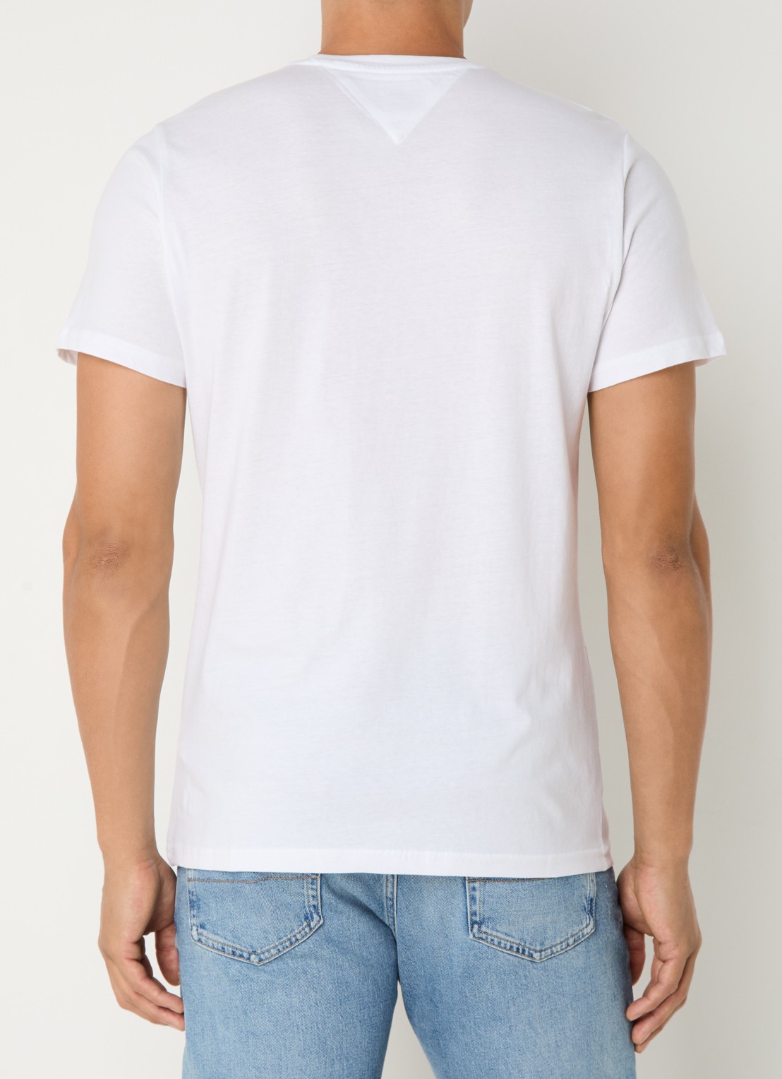 Tommy Hilfiger T-shirt met logo - achterkant 3 wit