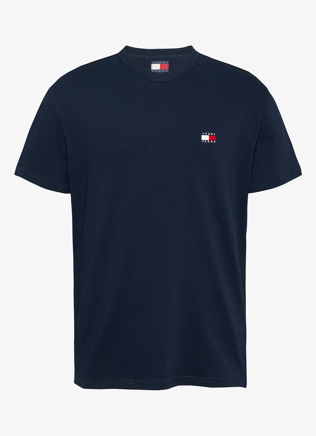 Tommy Hilfiger T-shirt met logo - voorkant donkerblauw