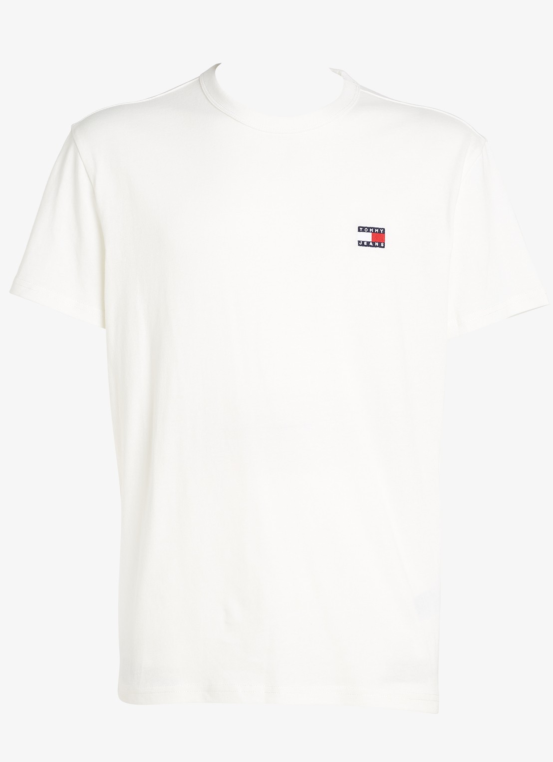 Tommy Hilfiger T-shirt met logo - voorkant 2 gebroken wit