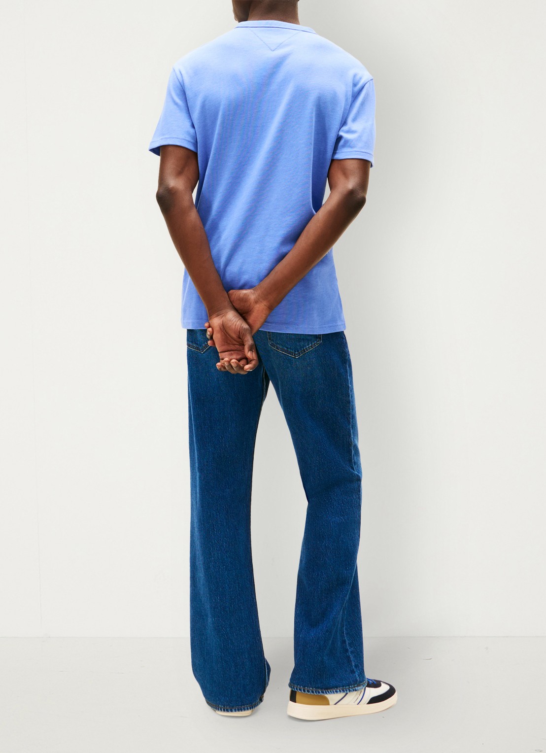 Tommy Hilfiger T-shirt met logo - achterkant lichtblauw