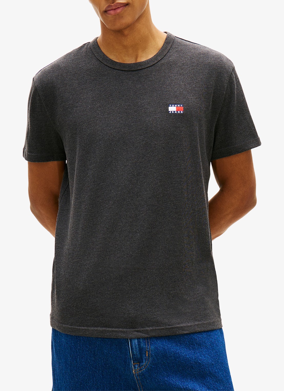 Tommy Hilfiger T-shirt met logo - detail 3 zwart