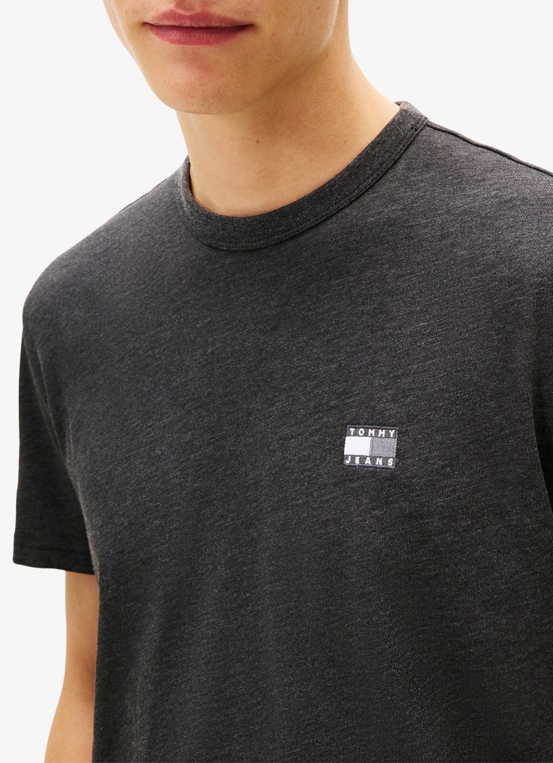Tommy Hilfiger T-shirt met logo - detail 5 zwart
