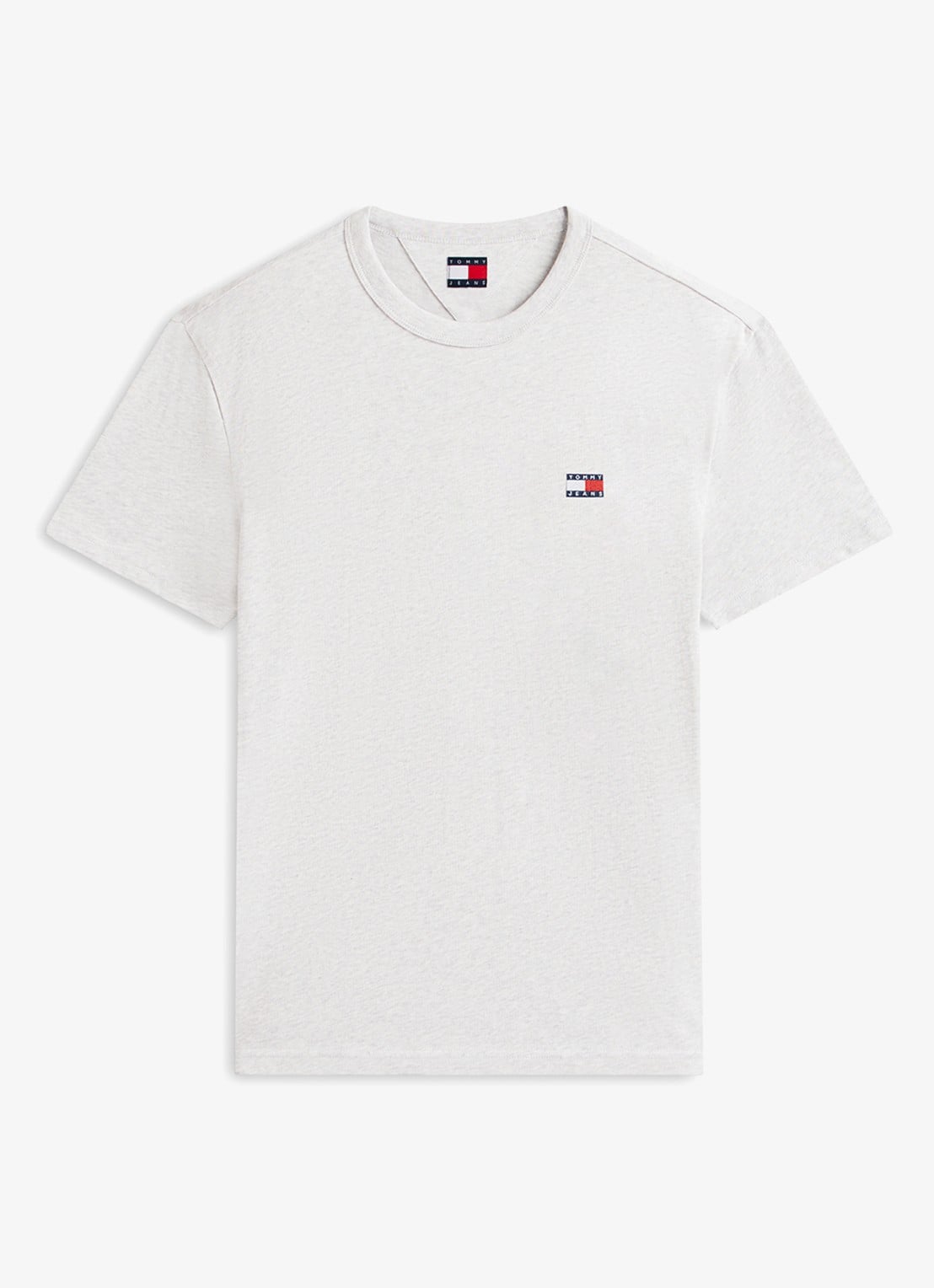 Tommy Hilfiger T-shirt met logo - voorkant grijs