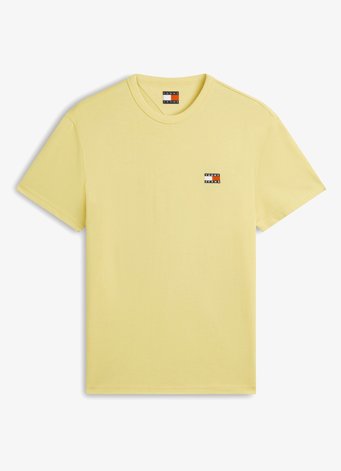 Tommy Hilfiger T-shirt met logo - voorkant citronella-zf0 / geel