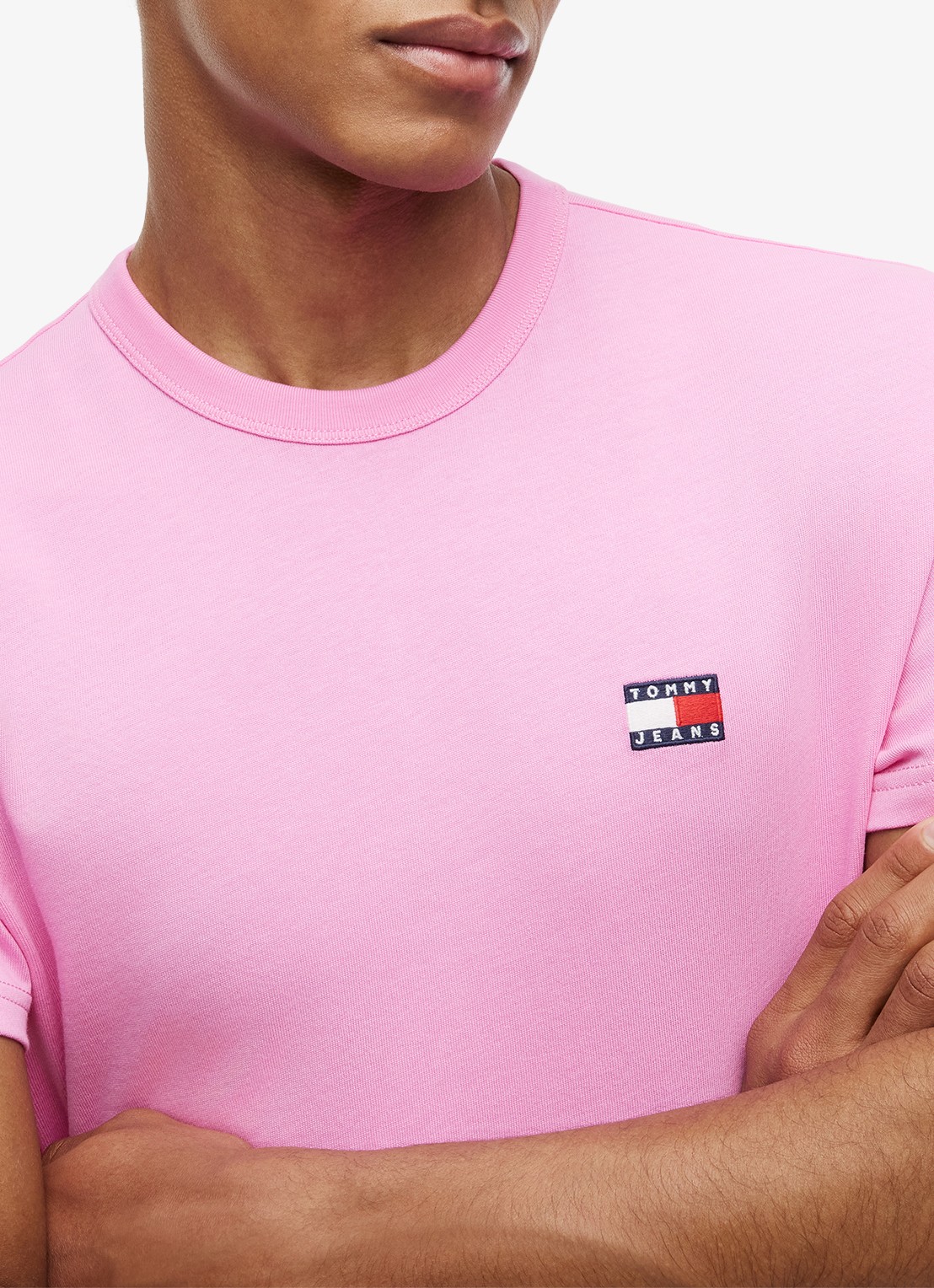 Tommy Hilfiger T-shirt met logo - detail 4 citronella-zf0 / geel