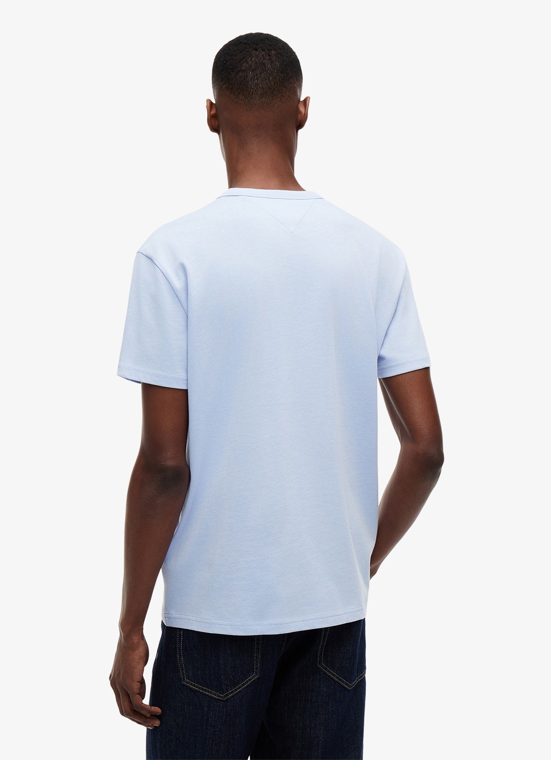 Tommy Hilfiger T-shirt met logo - achterkant 3 blue storm-c6q / blauw