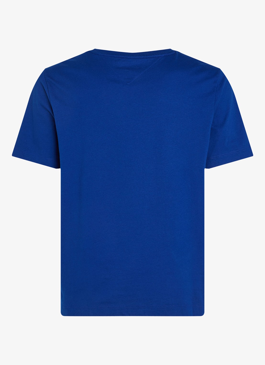 Tommy Hilfiger T-shirt met logo - achterkant kobaltblauw