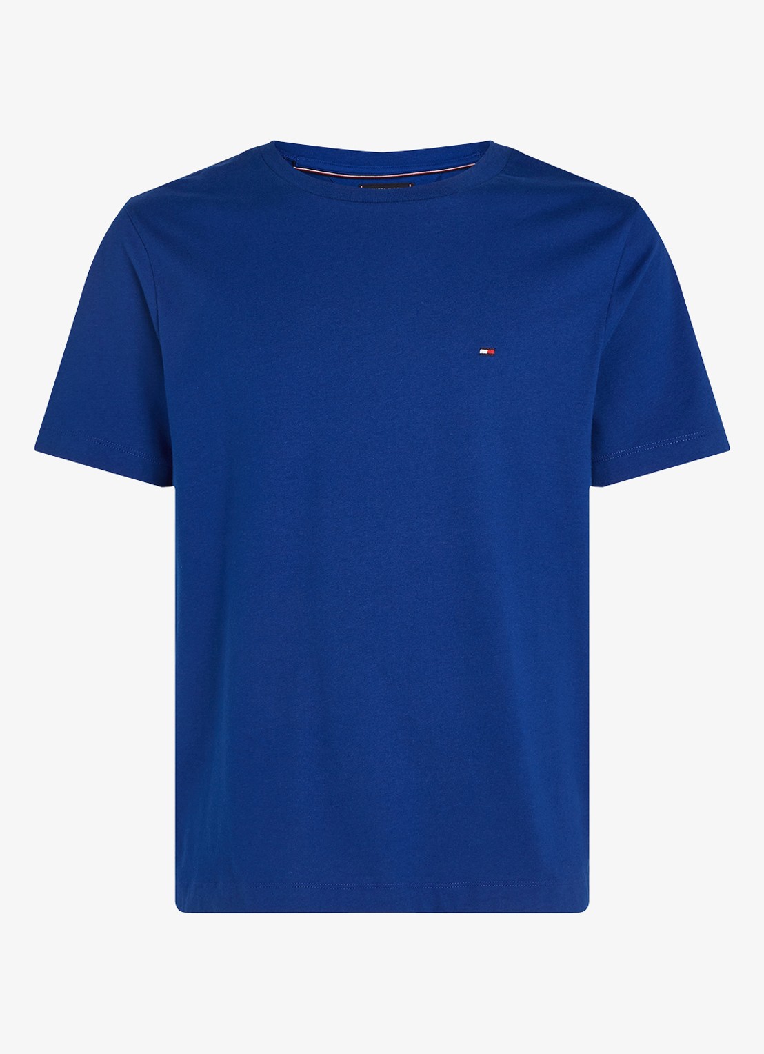 Tommy Hilfiger T-shirt met logo - voorkant 7 kobaltblauw