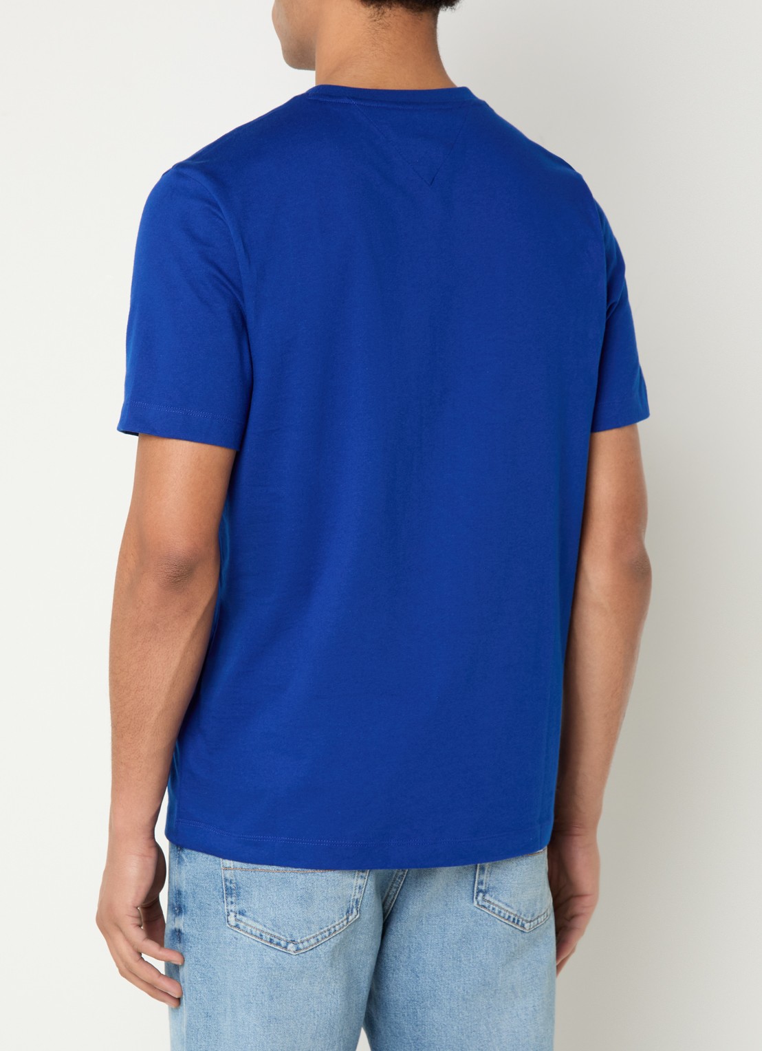 Tommy Hilfiger T-shirt met logo - achterkant 2 kobaltblauw