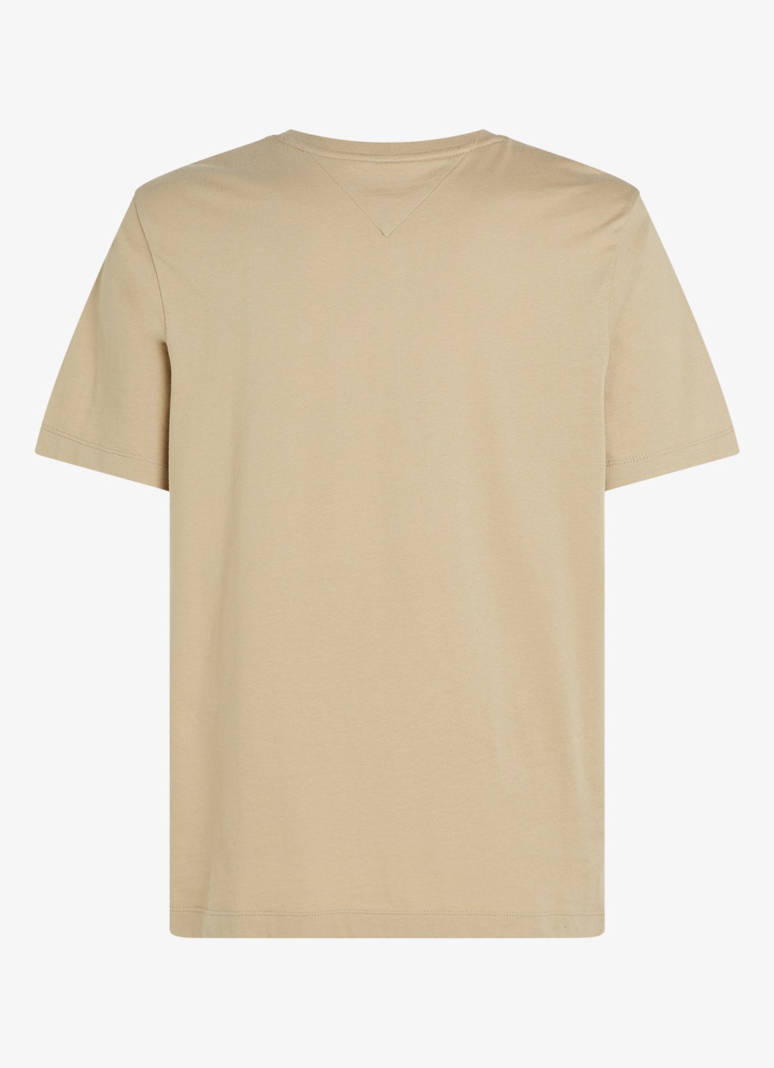 Tommy Hilfiger T-shirt met logo - achterkant sandalwood-rbt / bruin