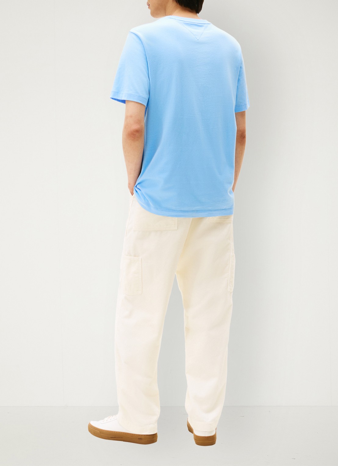 Tommy Hilfiger T-shirt met logo - achterkant 3 blauw