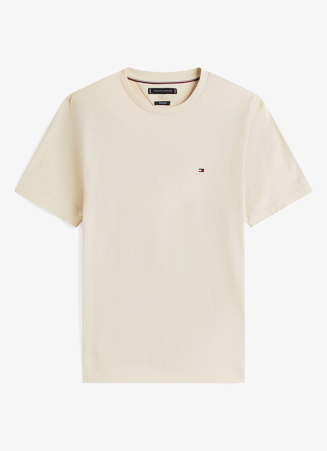Tommy Hilfiger T-shirt met logo - voorkant newsprint-acg / grijs