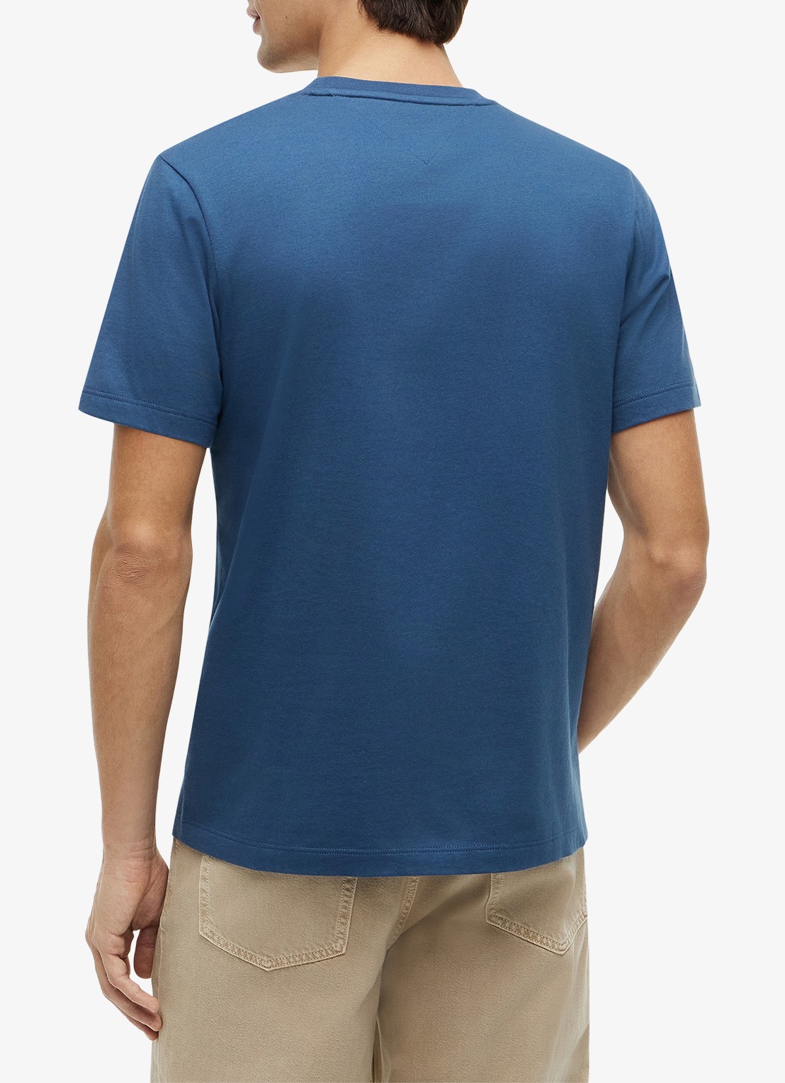 Tommy Hilfiger T-shirt met logo - achterkant 5 petrol