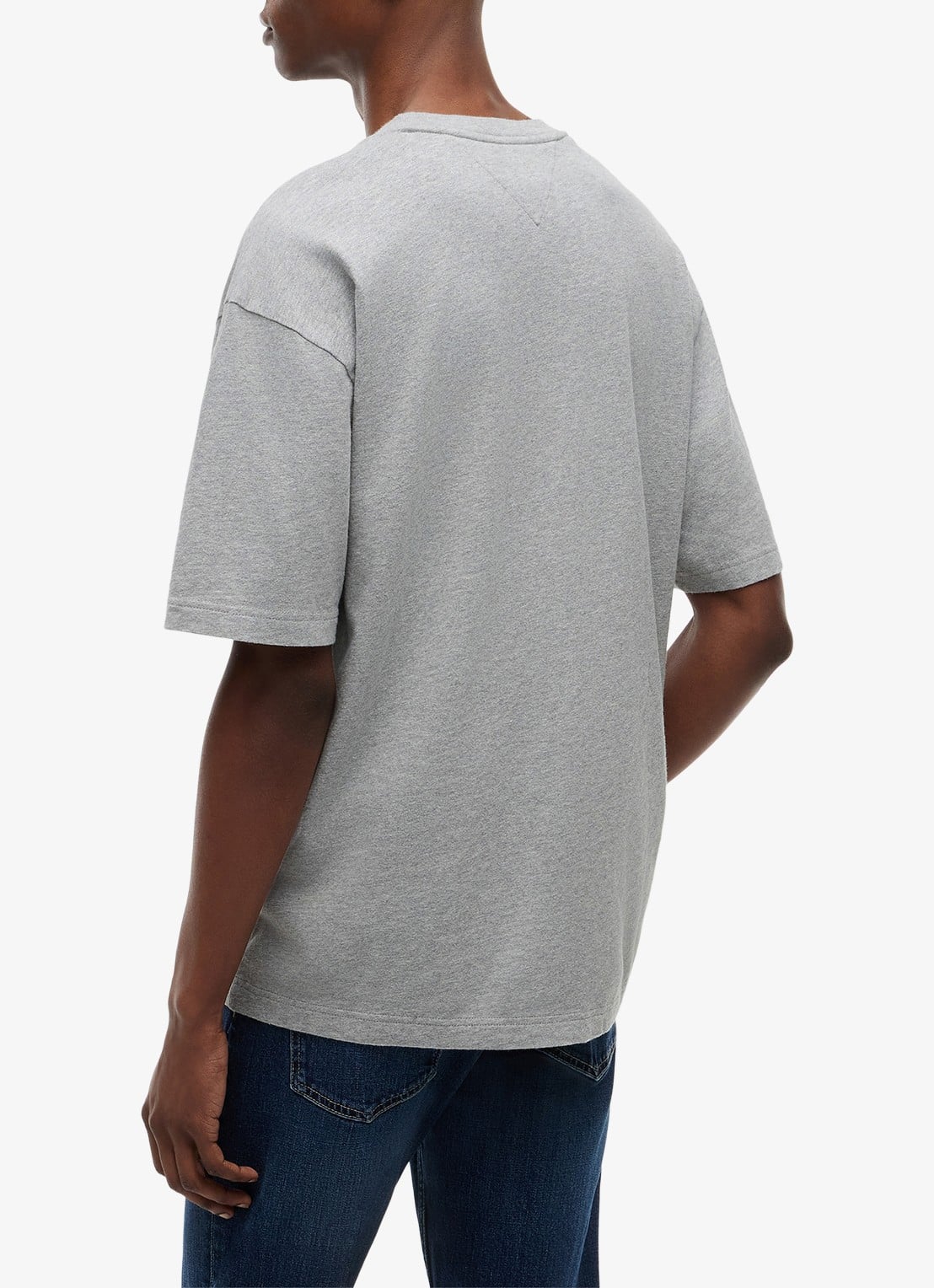 Tommy Hilfiger T-shirt met logo - achterkant 5 lichtgrijs