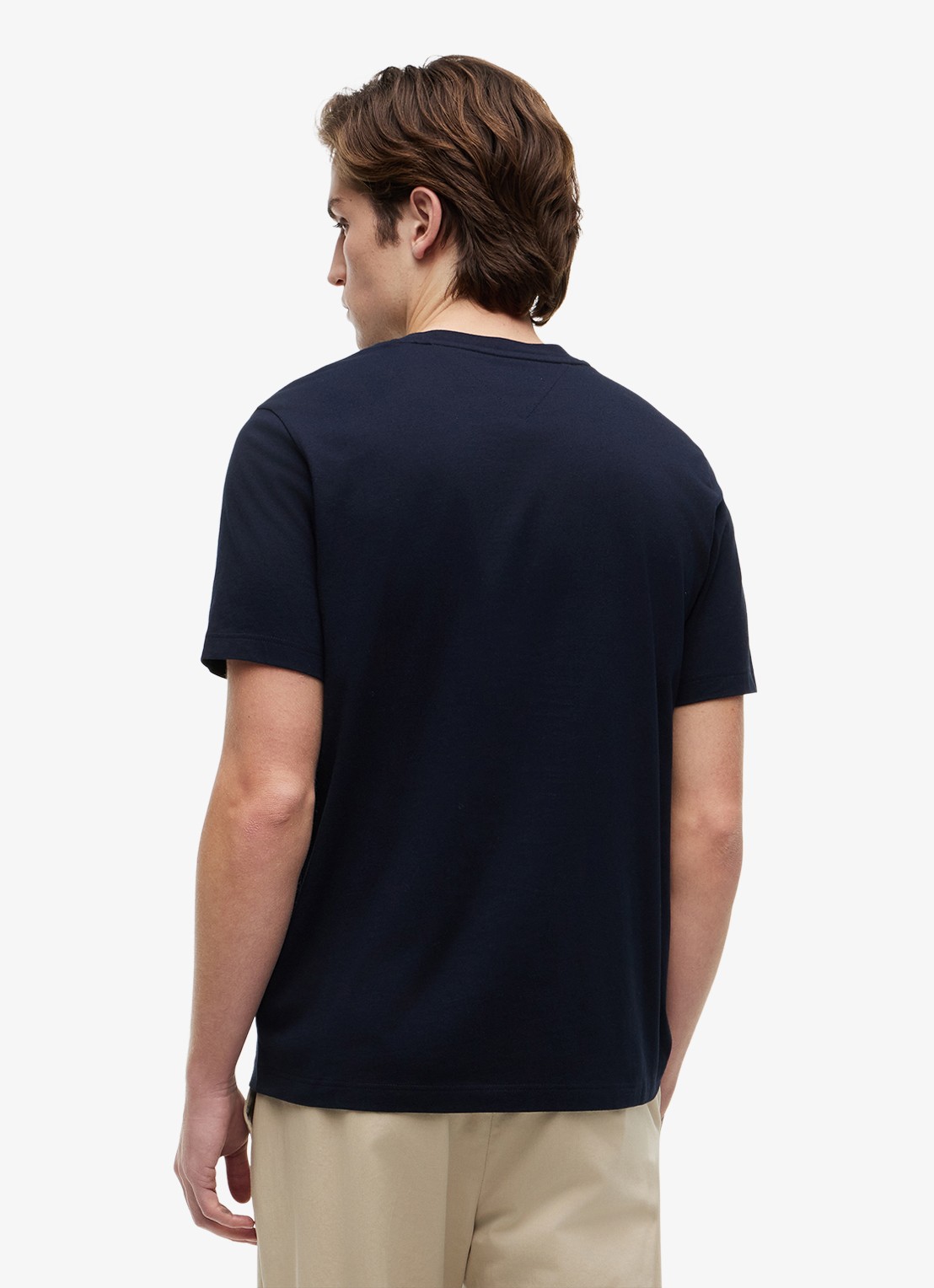 Tommy Hilfiger T-shirt met logo - achterkant 5 blauw