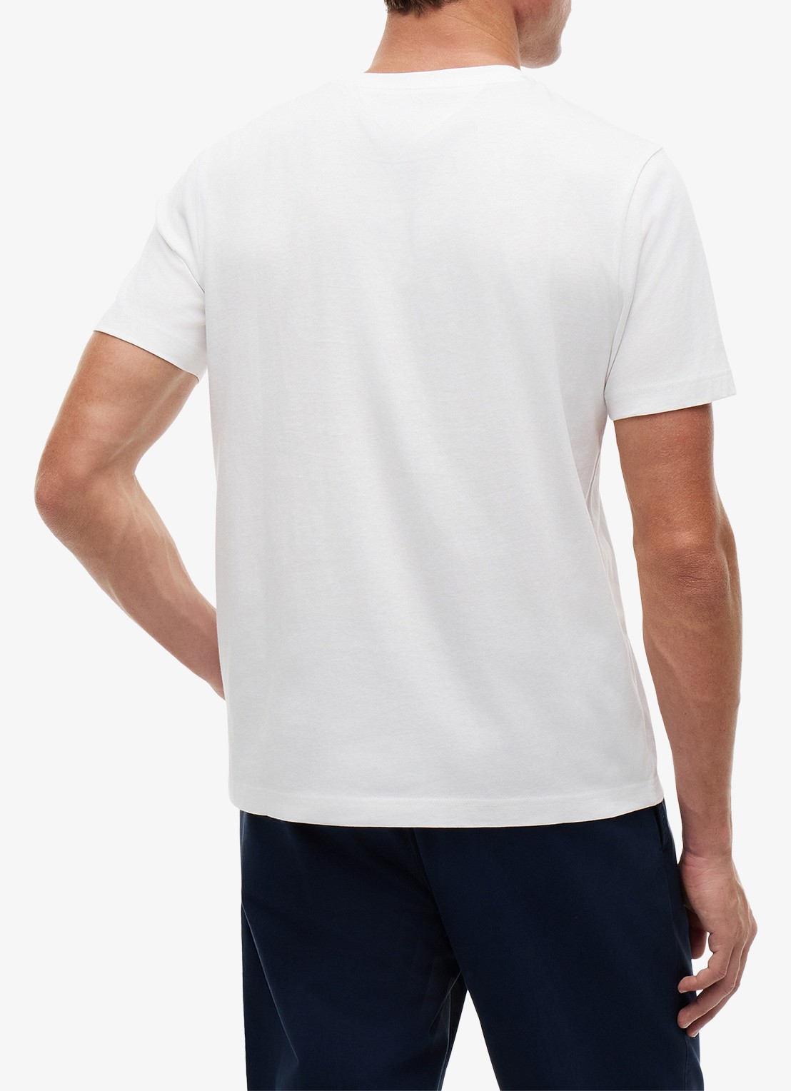 Tommy Hilfiger T-shirt met logo - achterkant 3 wit