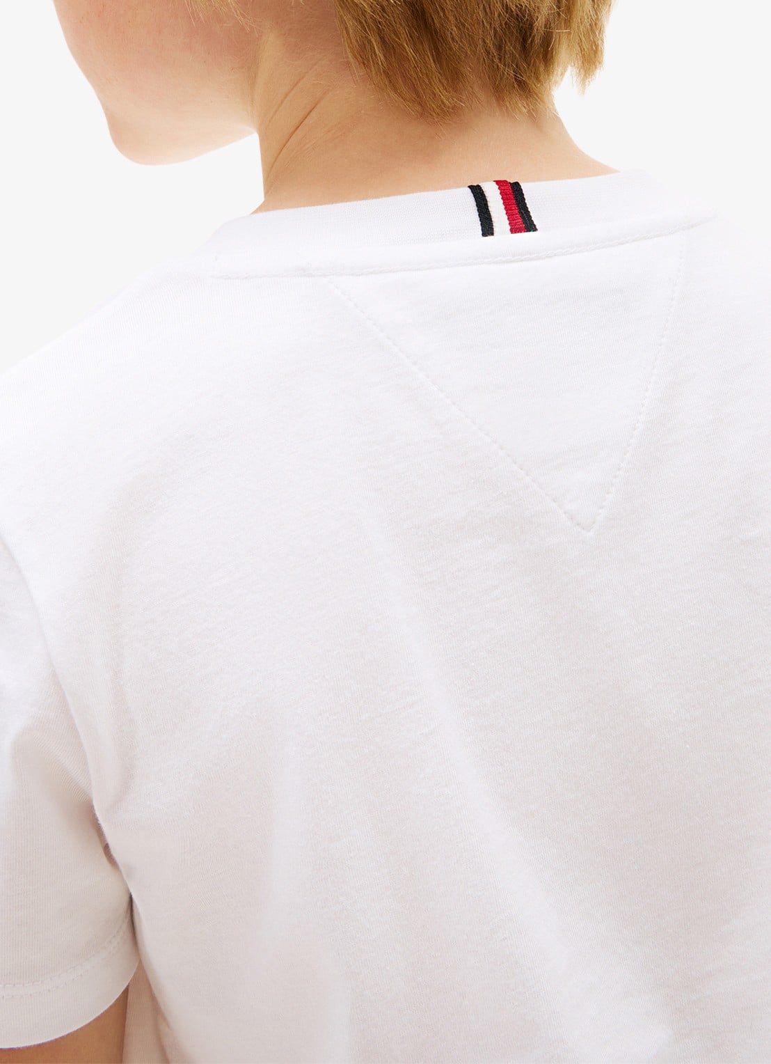 Tommy Hilfiger T-shirt met logo - detail 5 wit