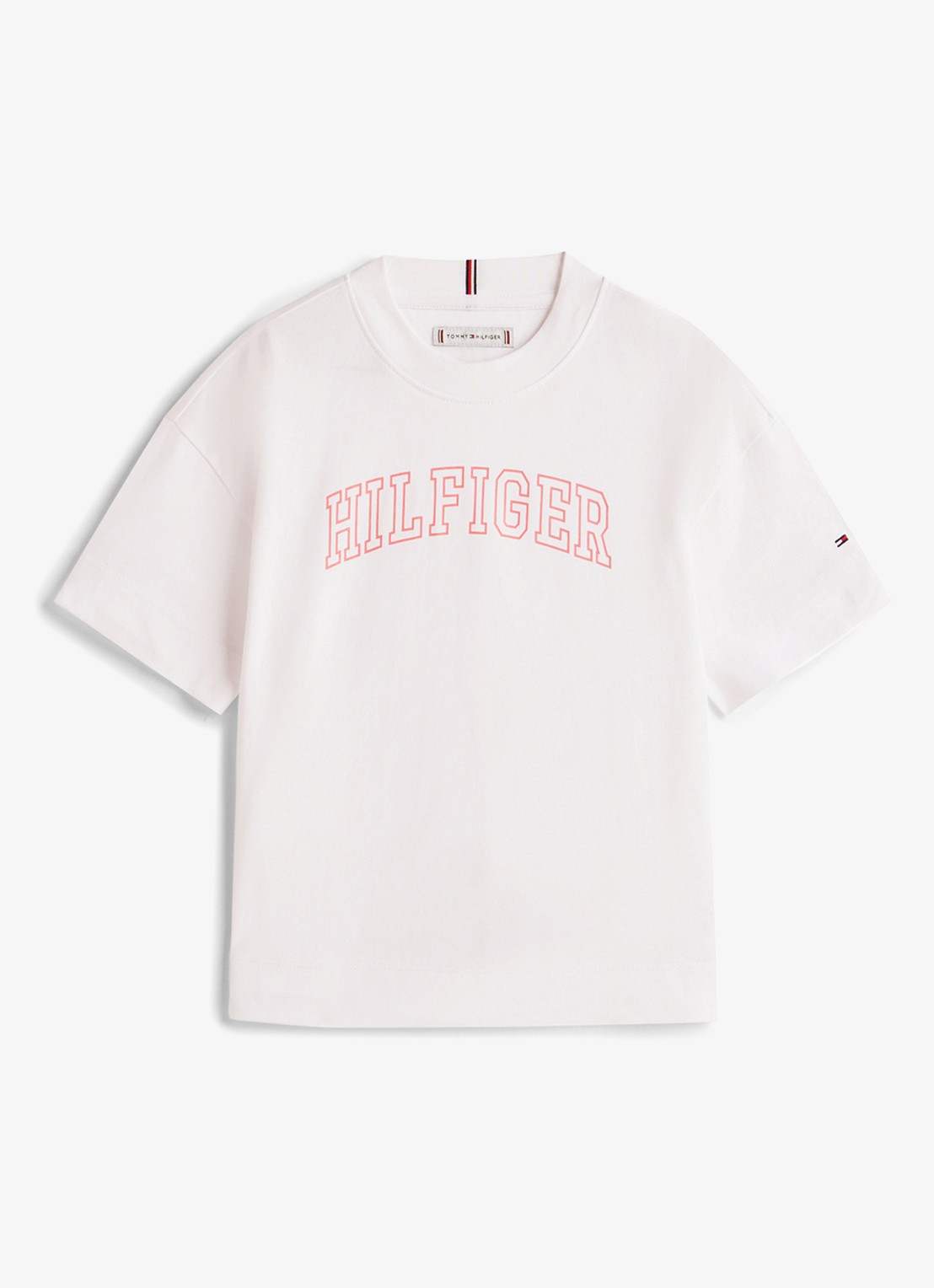 Tommy Hilfiger T-shirt met logo - voorkant 2 wit