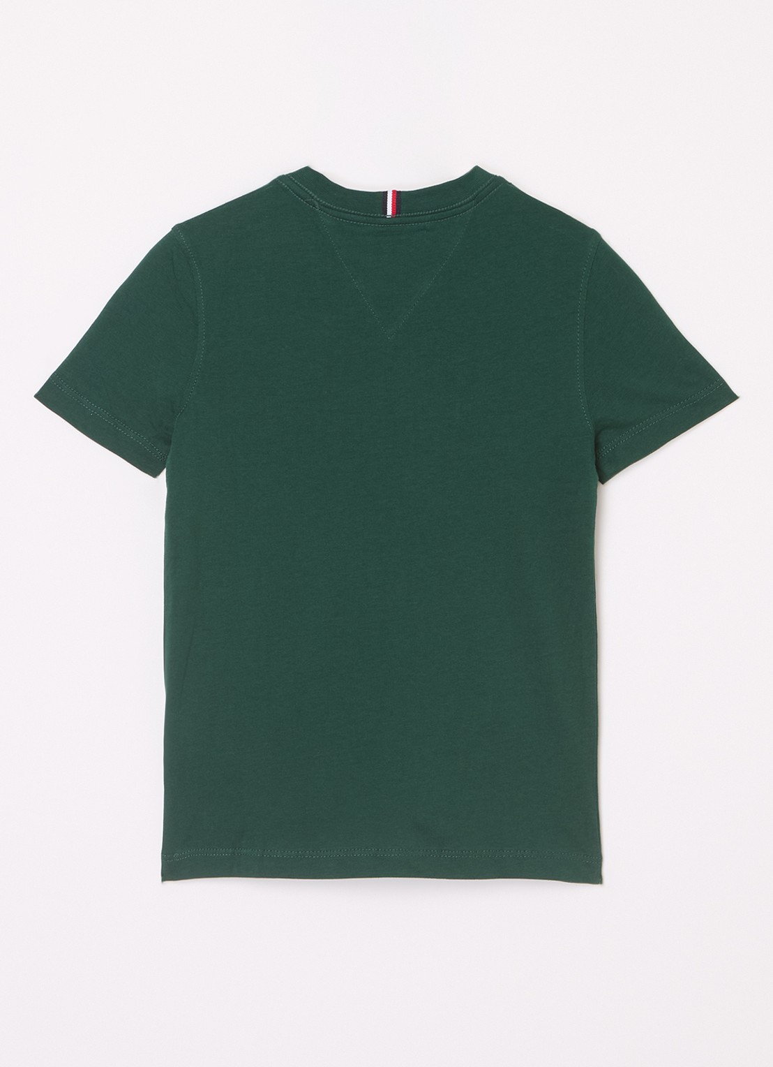 Tommy Hilfiger T-shirt met logoborduring - voorkant 2 ornamental green-l6k / groen