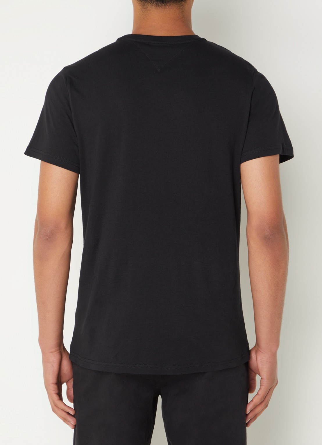 Tommy Hilfiger T-shirt met logoprint - achterkant 2 zwart