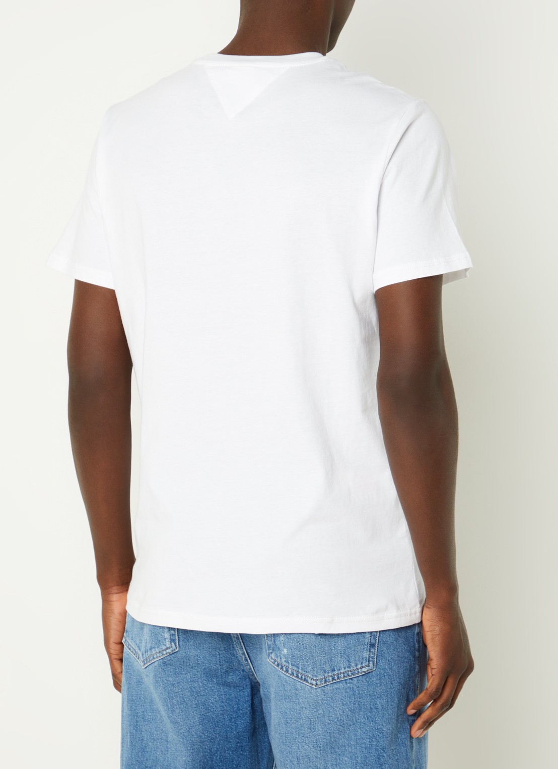 Tommy Hilfiger T-shirt met logoprint - achterkant 3 wit